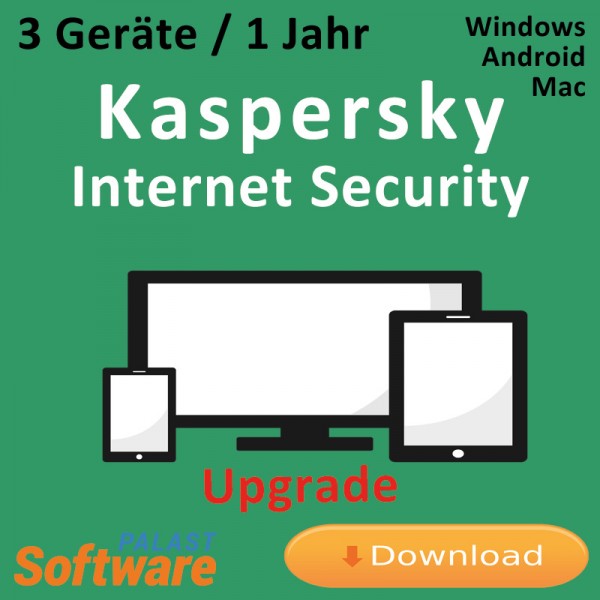 Kaspersky Internet Security *3-Geräte / 1-Jahr* Update, Download